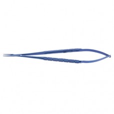 Jacobson Micro Needle Holder Round handle,Streamline jaws,Tungsten carbide coated tips
